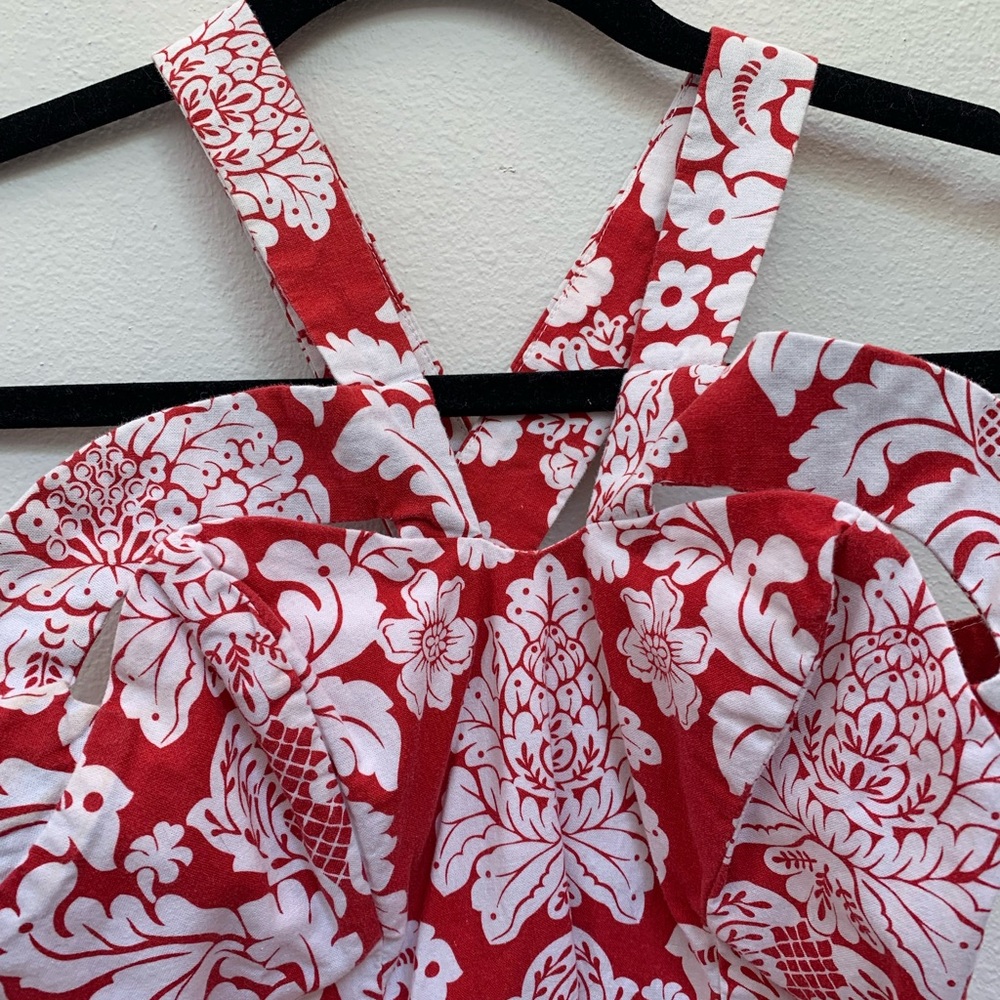 Bernie Dexter Goddess Dress in Red Damask - Picture 6 of 9